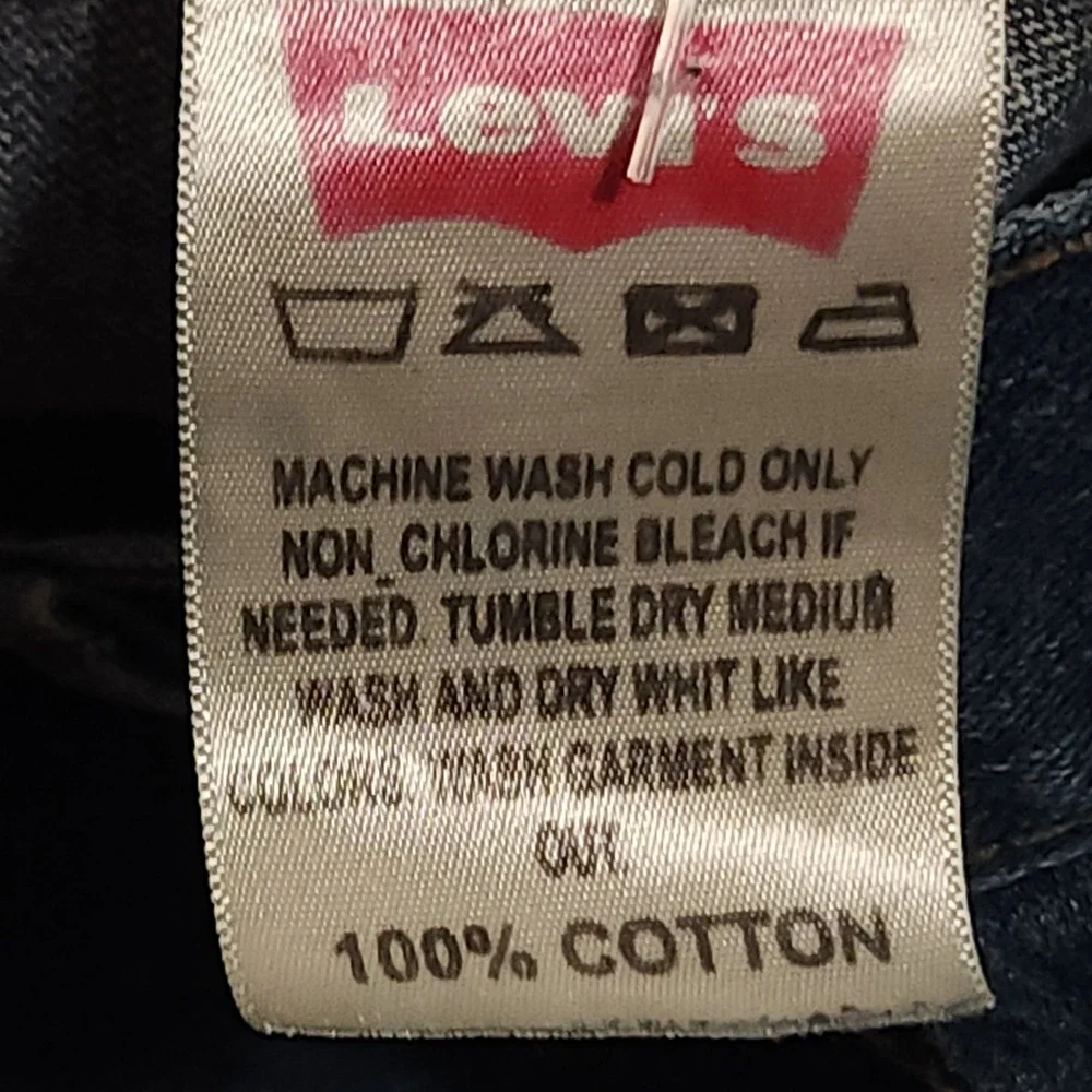 Levi's‎ 501 Jeans Men's 38x30 High Rise Button Fly Blue Denim 100% Cotton